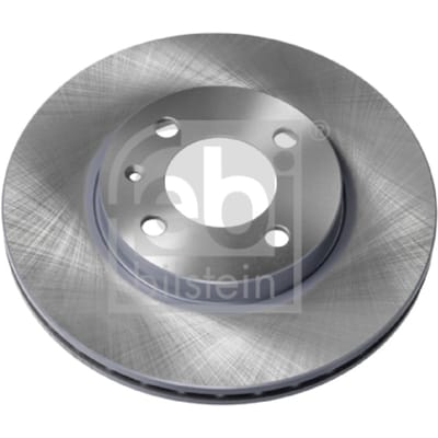 Remschijf FEBI BILSTEIN 06512, voorkant, geventileerd , 1 Stuk