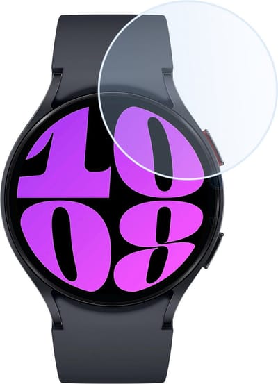 Screenprotector - Geschikt voor Samsung Watch 6 40 mm - Sterk & Shockproof - Tempered Glass - Beschermglas Screen Cover - Gehard Glas - Bescherm Protector voor Smartwatch