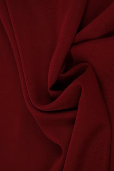 Chiffon stof - Bordeaux rood - 15 meter