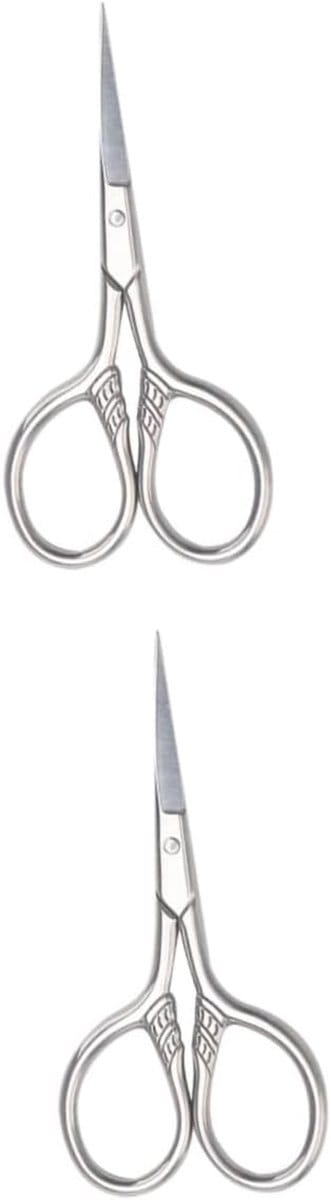 Neus Schaar - Gezichts Haar - Verzorging - Veilig Pijnloos - 4 Stuks - Zilver