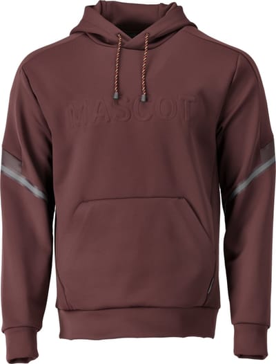 Mascot Customized Fleece capuchontrui 22186-608 - Bordeaux - 3XL