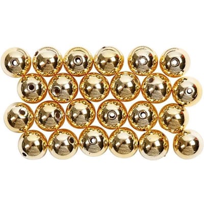 Creativ Company Gold beads 50 pcs.