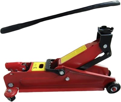 Autokrik - Autolift - Voertuigonderhoud - Eenvoudige bediening - 3 Ton - Zwart