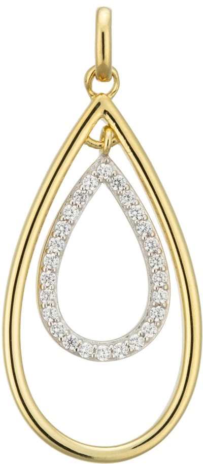 Glow 120.0813.00 Dames Hanger - Fantasie - Sieraad - Zilver - 925 Zilver - 15 mm breed - 34 mm lang
