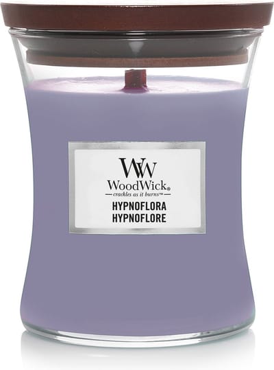 WoodWick Hourglass Medium Geurkaars - Hypnoflora - 60 branduren