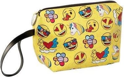 Goebel® - Emoji® by BRITTO® | Make-up tasje "Summer Feelings" | Toilettas, kunstleer, 18cm
