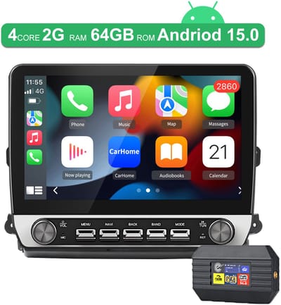 Junsun Android 15 Autoradio Geschikt Voor Fiat Ducato Peugeot Boxer Opel Movano ( 2021-2024 ) Accessoires, 6GB+128GB, Draadloze CarPlay, DAB+, GPS-Navigatie, 4G Lte, Stuurwielbediening, Bluetooth, 10,1-inch Touchscreen, DSP, Octa-core processor