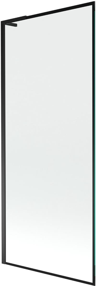 Mexen Next L badwand scherm 1-vleugelig 80 x 150 , zwart frame, zwart - 895-080-000-03-70-70