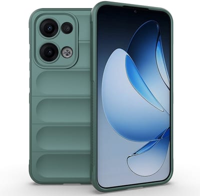 Coverup Hoesje - Geschikt voor OPPO Reno13 5G Hoesje - Coverup Hands-On Rugged Back Cover - Groen