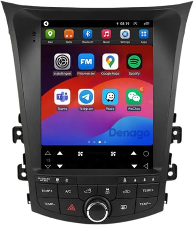 CarPlay autoradio geschikt voor Hyundai i30 | 2012 t/m 2017 | Tesla Style | Android 13 | Draadloos Apple CarPlay & Android Auto | 2GB + 32GB | Denago DNG-A411 | 2012 2013 2014 2015 2016 2017 Bluetooth & Wifi