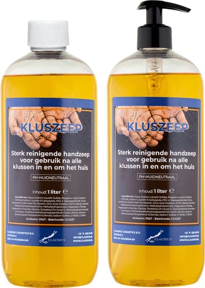 Kluszeep 1 liter - met gratis pomp - set van 2 stuks
