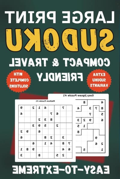 Sudoku Boek - Puzzelboek Hersenkrakers - Hersenen Trainen - Grote Letters - 6x9 inch - Niet gespecificeerd