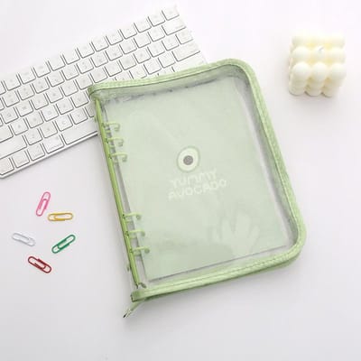 Leuke A5 Journal Agenda Notitieboek Omslag DIY Fotokaarthoes Organizer PVC Zachte Boekomslag School Schrijfwaren