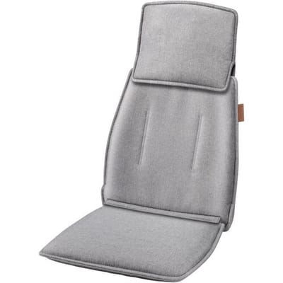 Beurer MG 330 Grey Shiatsu Massagekussen - Massagestoel - Verstelbaar nekgedeelte - 4 Massagekoppen paarsgewijs roterend - 2 Intensiteitsniveaus - Wasbare hoes - 3 Jaar garantie - Grijs