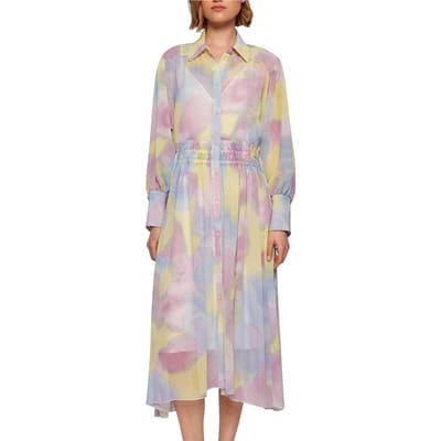 Boss Dames/Dames Midi Overhemd Jurk (Veelkleurig)