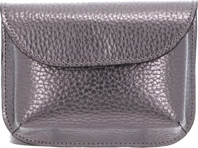 Vanzetti Leren Gordeltas Glitter Radiance Belt & Belt Bag Gun Metal Taupe