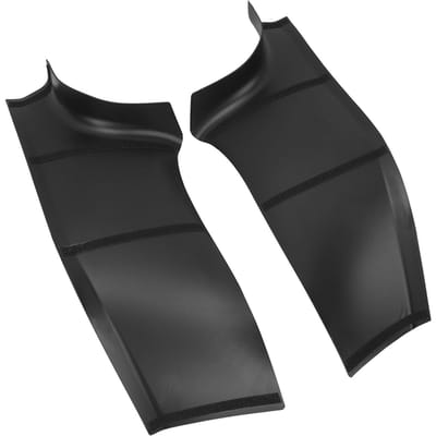 2 Stuks Achterdeur Drempelbeschermers Zwart Stijlvol Sterke Bescherming Robuuste Deur Drempel Krabplaat Beschermer black