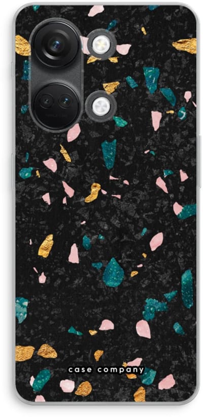 Case Company® - Hoesje geschikt voor OnePlus Nord 3 hoesje - Terrazzo N°10 - Soft Cover Telefoonhoesje - Bescherming aan alle Kanten en Schermrand