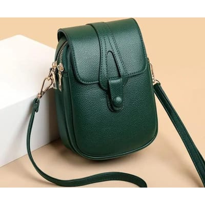 Vintage Mode Kleine Schoudertassen Voor Vrouwen Retro PU Leer Crossbody Telefoon Portemonnee Messenger Bag Handtas Pouch gray