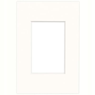 Mat 10x15 cm (voor foto's 6x9 cm) - Sneeuwwit