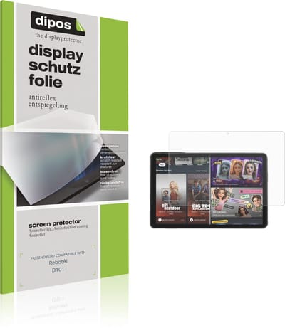 dipos – 2x Matte Beschermfolie geschikt voor RebotAi D101 | Krasbestendige & antireflecterende Screenprotector Ultra-Thin