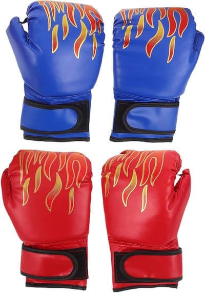 Kinder Bokshandschoenen - Trainingshandschoenen Vechtsport - Kinderen Leren Boksen - Extra Schokabsorptie - 21 x 13 x 11 cm