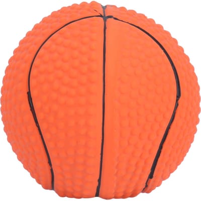 Jouet Balle pour Animaux de Compagnie Jouet Squeaky Durable pour Animaux de Compagnie Résistant aux Morsures Jouets Balle en Latex pour Chiens Moyens et Grands brown