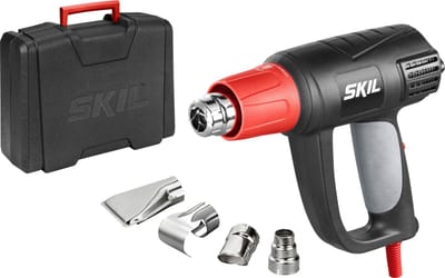 SKIL Heteluchtpistool 2000W - Verfbrander - BBQ Aansteker - Solderen - Heat Gun - Warmte Pistool - Tot 650 °C - Inclusief Mondstukken & Koffer - Skil 8004 AA