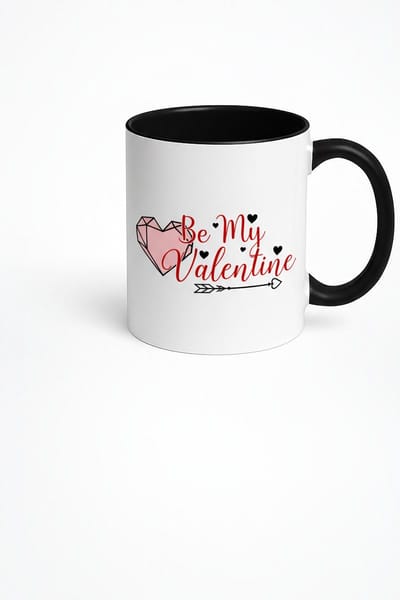 Be My Valentine Mok - Romantisch Cadeau met Hart Design | Valentijnsdag Liefdes Koffiemok