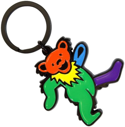 Grateful Dead - Green Body Dancing Bear - Sleutelhanger