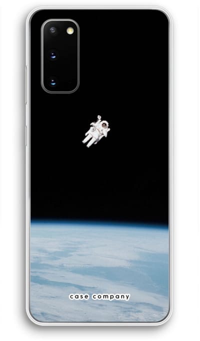 Case Company® - Hoesje geschikt voor Samsung Galaxy S20 hoesje - Alone in Space - Soft Cover Telefoonhoesje - Bescherming aan alle Kanten en Schermrand