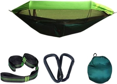 Hangmat Stoel - Schommelstoel Buiten - Ontspannen Buiten - Ingebouwde Opbergtas - Dubbele Comfort - C