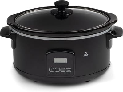 VLSelect® Slowcooker Met Timer - Keramische Binnenpan - Warmhoudfunctie - 6 Liter