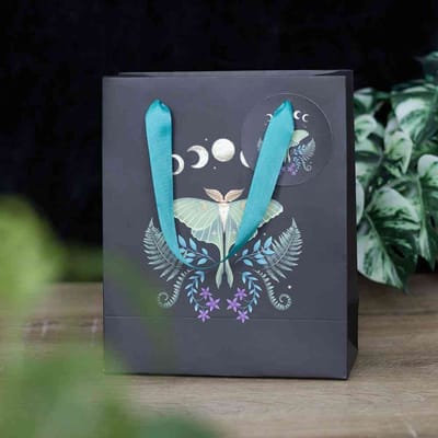 Something Different - 23cm Medium Luna Moth Cadeautas - Multicolours