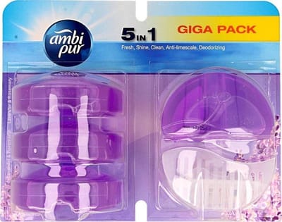 Ambi Pur Toiletblok Mega Pack - Lavender & Rosemary - 4 x 55 ml