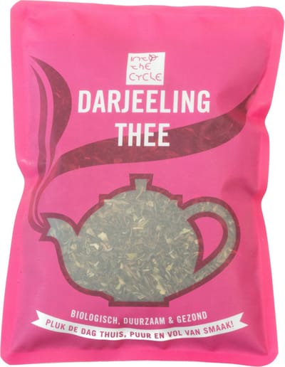 Into the Cycle Zwarte Thee - Darjeeling Thee Biologisch - Indiase thee - 100 Gram Zak NL-BIO-01