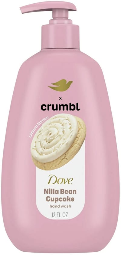 Dove Crumbl Moisturizing Liquid Hand Soap Nilla Bean Cupcake