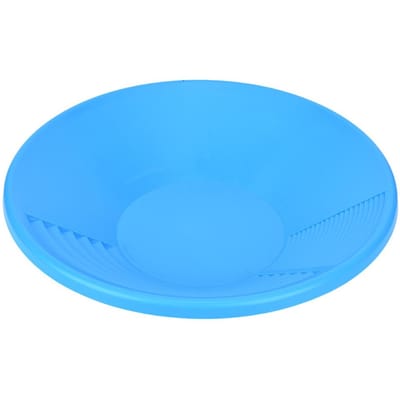 Panneau à or bleu en plastique avec double riffles Outil de lavage d'or pour panoramique Minage Dragage