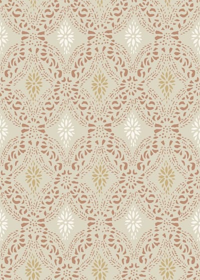 Boråstapeter Vliesbehang 8055 - Anno II - Botanisch Rood - 53cm x 10.05m