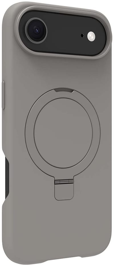 dbramante1928, Hoesje geschikt voor iPhone Air - Roskilde Kickstand MagSafe met Ring Standaard, Grijs