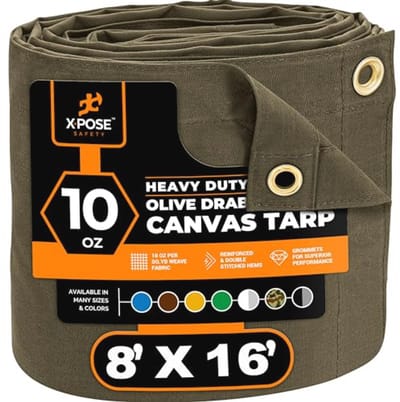 Heavy Duty Waterbestendig Canvas Dekzeil - Multifunctioneel Outdoor Tarp voor Camping en Bescherming