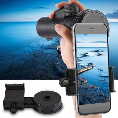 Universele Astronomische Camera Adapter Smartphone Opnamehouder Bevestigingsbeugel white