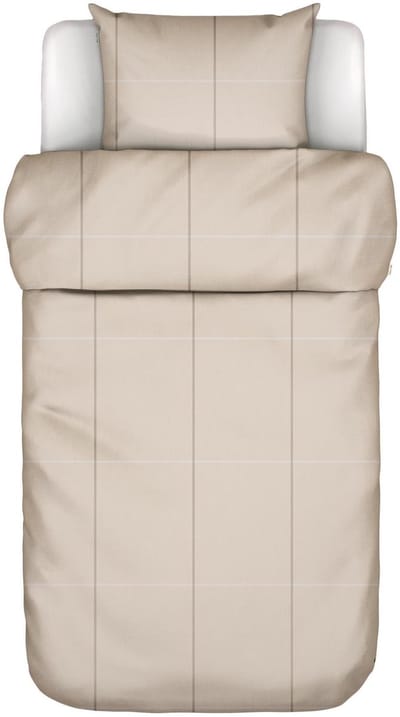 Marc O'Polo Suvie Dekbedovertrek Oatmeal - Eenpersoons – 140x200/220 cm