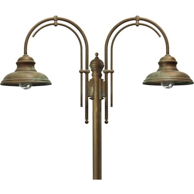 Moretti Luce Mastlamp Luca, 2-lamps met dubbele boog