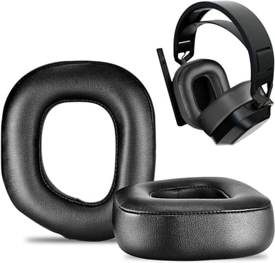 Dikke vervangende oorkussens voor draadloze gamingheadsets, comfortabel en duurzaam (proteïne leer)
