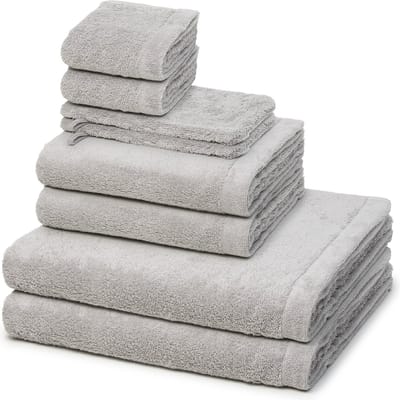 Cawö Sonstiges 2 X washandjes 2 X gasten- 2 X douche- 2 X handdoek - in set Lifestyle
