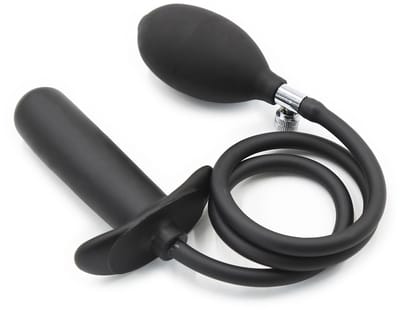 Kiotos - Opblaasbare Dildo Glad - Zwart