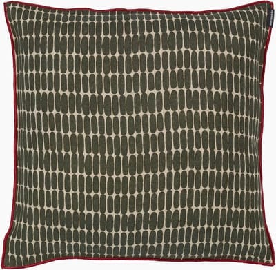 Marimekko - Alku - Kussenhoes - Katoen - Bruingroen - 40x40 cm