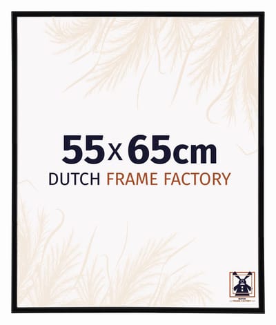 Fotolijst 55x65 cm - Kunststof - Zwart Hoogglans - Angers