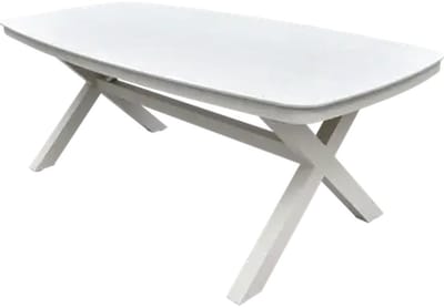 Les - Davos tuintafel Deens ovaal 200x100 cm - créme